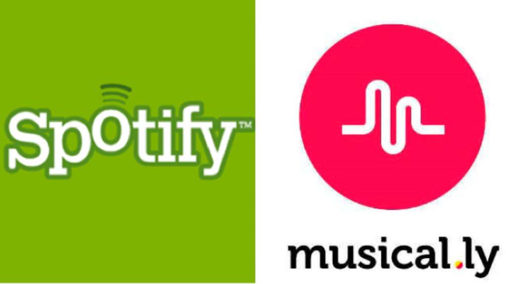 Spotify y TikTok en sus inicios