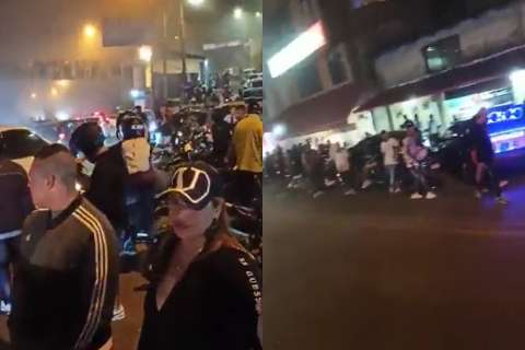 El desorden y las aglomeraciones que preocupan en el kilómetro 18 en Cali