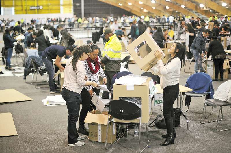 La próxima semana seguirán los escrutinios por parte de la Registraduría. / Cristian Garavito