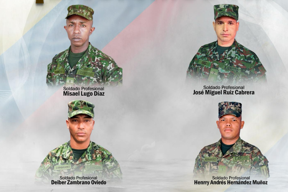Cuatro soldados fueron secuestrados por el ELN en Arauca, en menos de 24 horas.