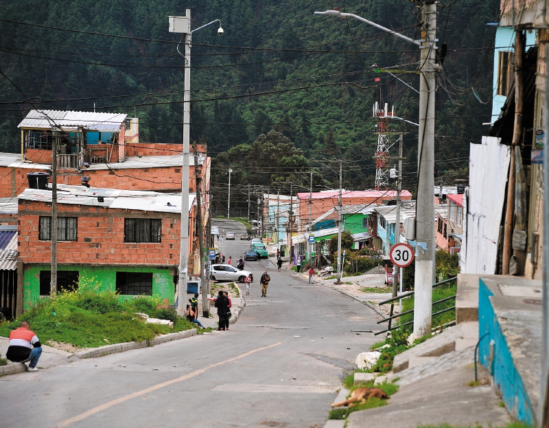 Aguas Claras es uno de los barrios legalizados de la localidad de San Cristóbal. / Gustavo Torrijos