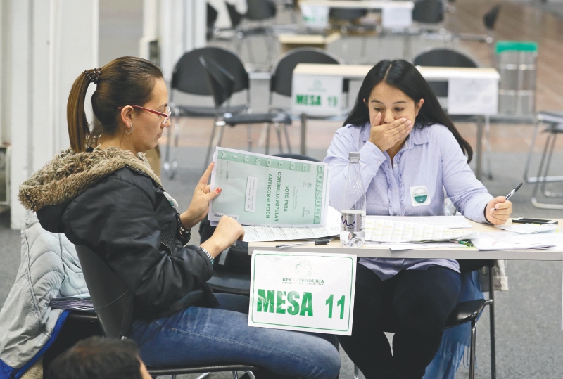 Hasta el 27 de mayo se podrá inscribir las postulaciones para los testigos electorales.