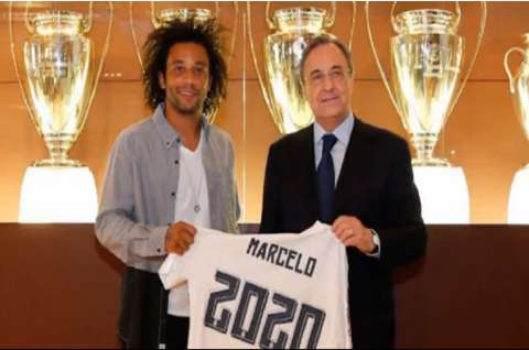 Marcelo amplió su contrato con Real Madrid hasta 2020