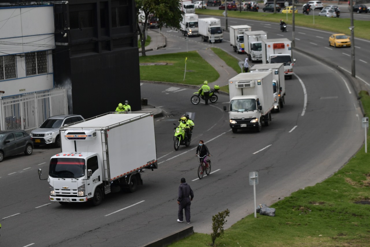 Los conductores habían anunciado posibles bloqueos en Fontibón, en la autopista Sur al ingreso de Soacha y en Usme en la vía que conduce a Villavicencio.