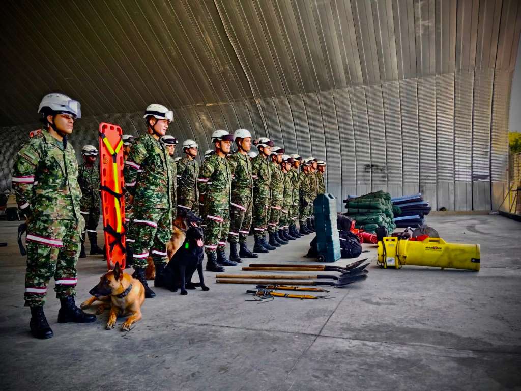 Los uniformados que atenderán la emergencia hacen parte del grupo de ingenieros del Ejército.