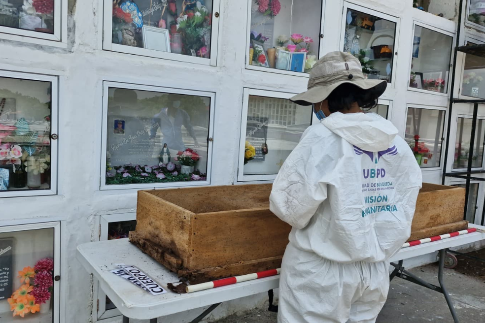 Unidad de Búsqueda recuperó 26 cuerpos en intervención del cementerio Jardines de la Esperanza, en Montería,