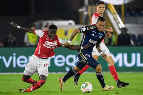 En imágenes: así se vivió la victoria de Millonarios sobre Santa Fe en el clásico