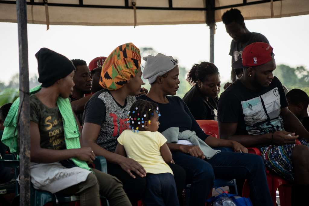 Una gran parte de migrantes que llegan hasta Necoclí son haitianos.