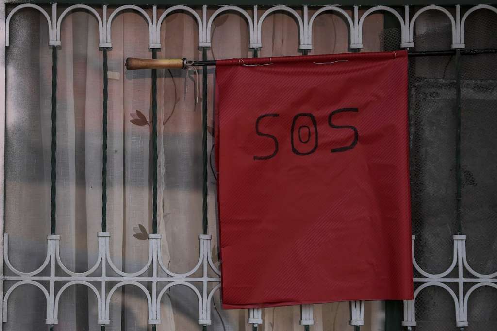 Las manifestaciones se presentan por la falta de ayudas por parte del Gobierno Nacional y la Alcaldía de Bogotá. / Mauricio Alvarado - El Espectador.