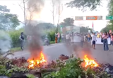 Comunidad Wiwa bloqueó vía por traslado de profesores y posible desalojo, en Cesar