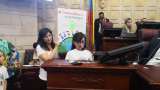 Niños se tomaron el Congreso para decirle no a los plásticos de uso único