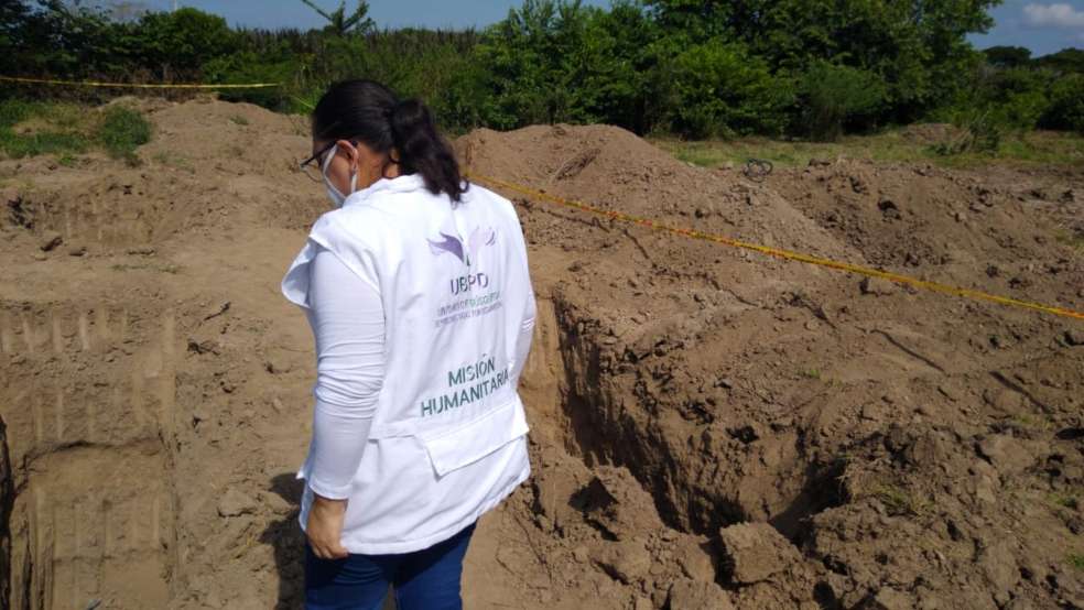 Se estima que en ese terreno hay enterradas víctimas de ejecuciones extrajudiciales cometidas por miembros del Batallón La Popa.