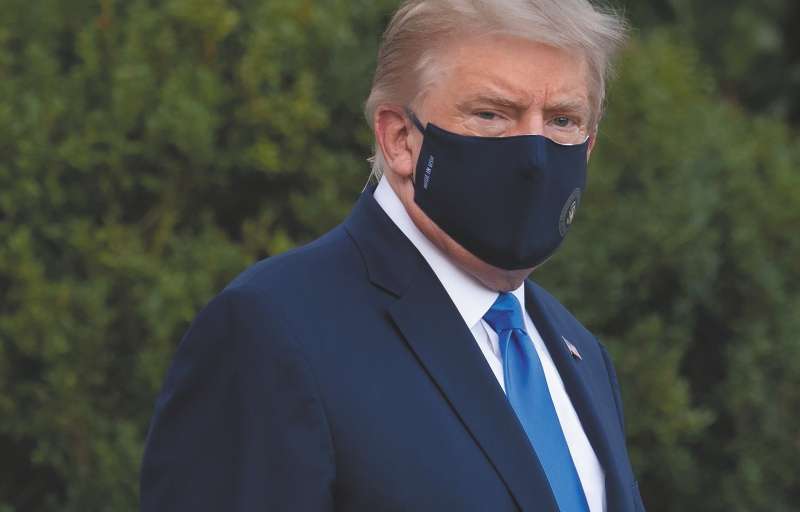 Sean Conley informó que Trump no ha tenido fiebre en las últimas 24 horas, que el nivel de saturación de oxígeno del mandatario es de 96 %, y que la tos, la congestión nasal y la fatiga están mejorando, dijo el médico encargado.