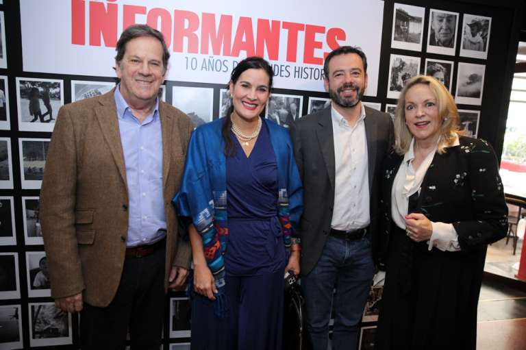 Rafael Pombo, Vanessa De la Torre, Carlos Fernando Galán y María Ema Mejía.