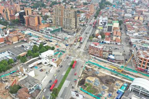 Este 11 de abril inician cierres en el carril mixto de la Caracas: así funcionarán