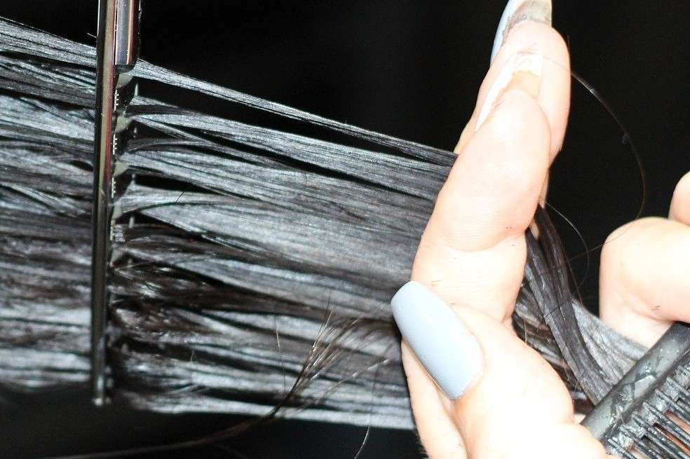 cortar cabello, caída del cabello cabello, manos. peluquería