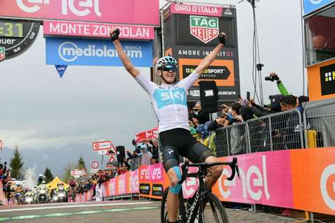 Se fundió Simon Yates y Chris Froome es el nuevo líder del Giro de Italia