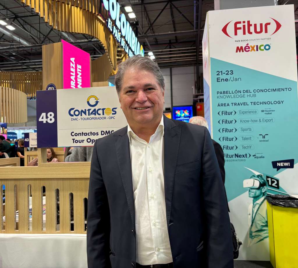 Rodrigo Maldonado, gerente general de Contactos. Fitur Colombia