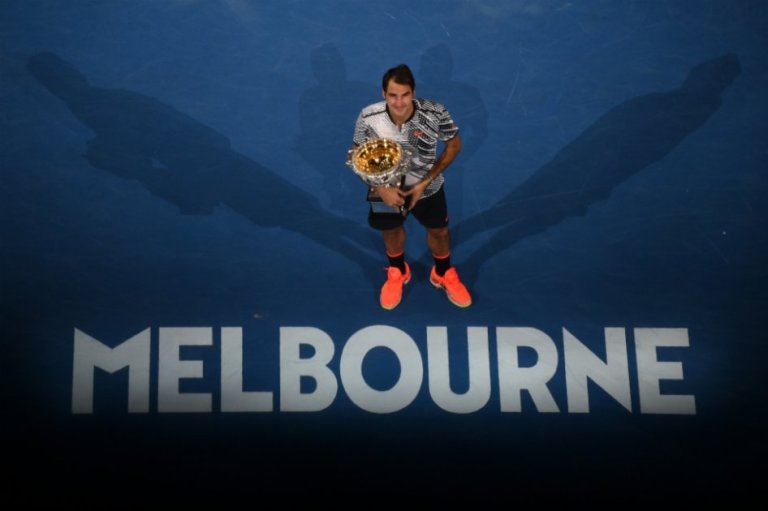 Los campeones de los torneos Grand Slam del tenis en 2017