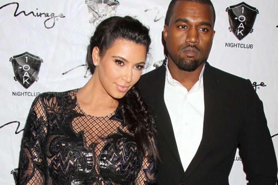 Kim Kardashian y Kanye West. / Bang Showbiz