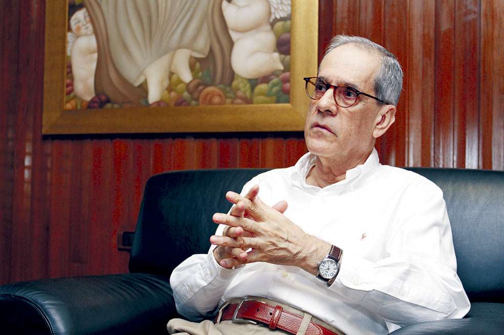 Jesús Ferro Bayona, rector de Uninorte desde hace 35 años. Nació en Magangué y se mudó a Barranquilla desde los tres años. / Uninorte - Henry Figueroa