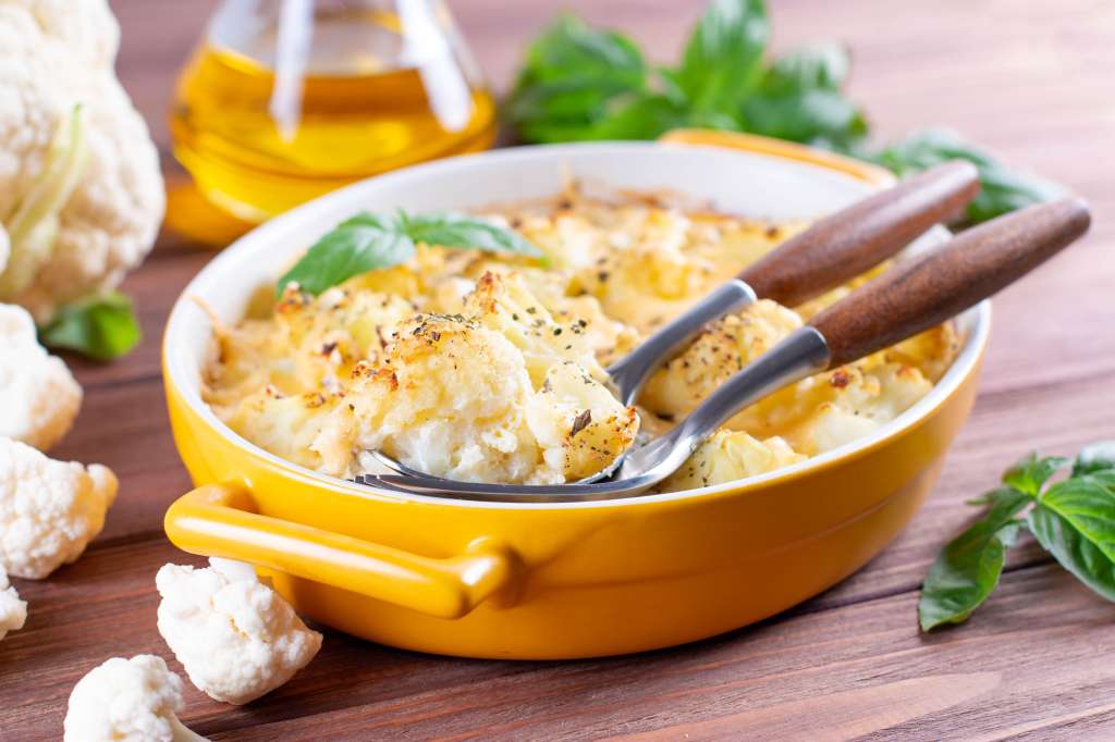 Coliflor gratinada