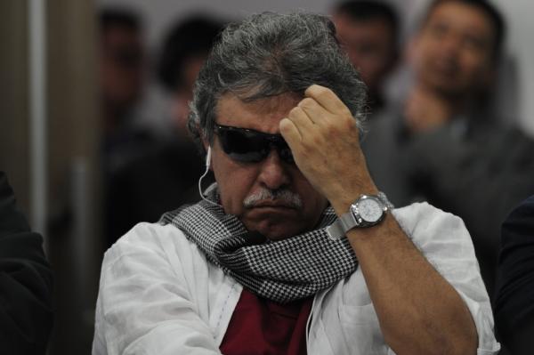 La Conferencia Episcopal de Colombia habla del traslado de Jesús Santrich a una de sus sedes en la ciudad de Bogotá. / Mauricio Alvarado - El Espectador