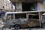 A 27 se eleva el número de muertos por carro bomba en Damasco