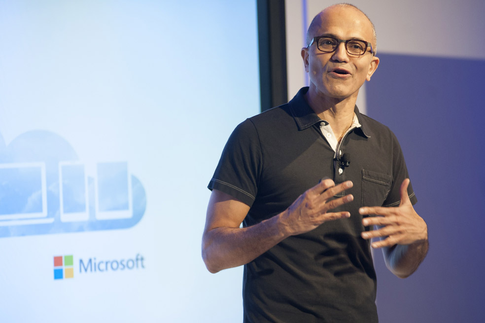 Satya Nadella, CEO de Microsoft. /AFP