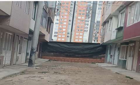 Habitantes de Bosa denuncian riesgo de colapso de 60 viviendas