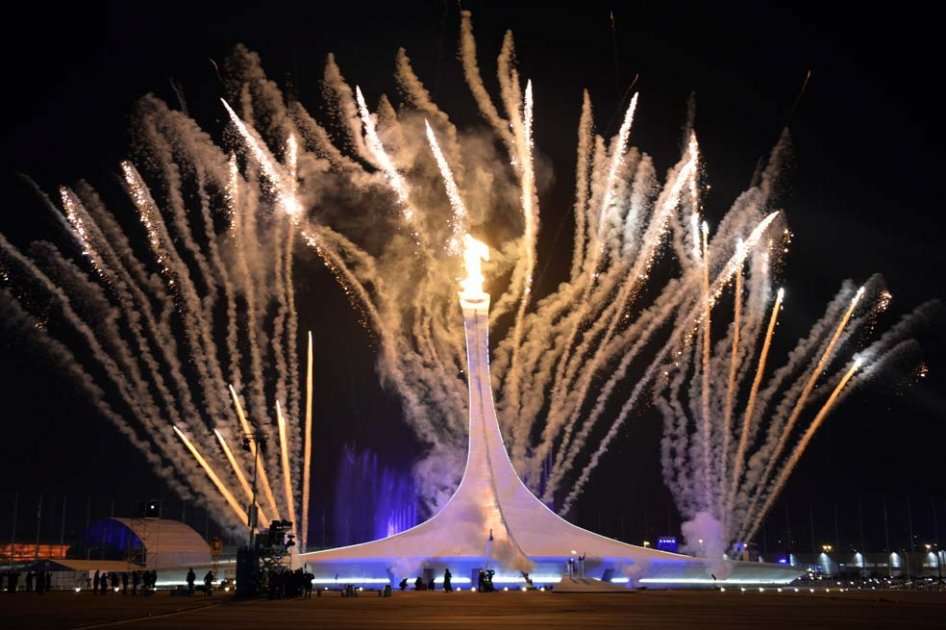 Juegos pirotécnicos, protagonistas en la ceremonia de inauguración. / AFP