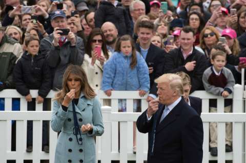 Los Trump festejan la Pascua en la Casa Blanca
