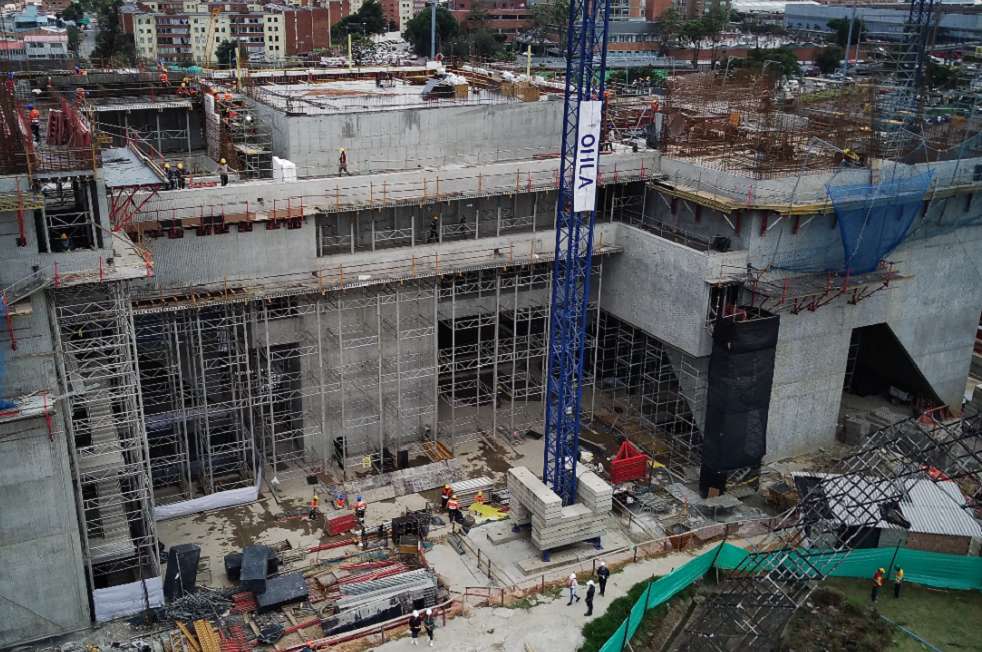 La obra física del Museo de la Memoria se construye actualmente en la avenida Las Américas con calle 26.