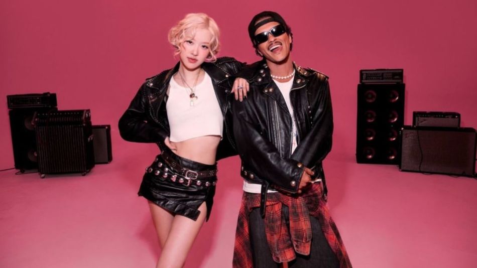 rosé y bruno mars