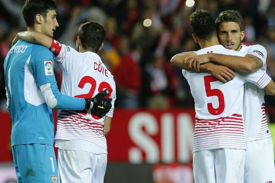 Sevilla venció 4-0 al Celta de Vigo. Foto: AFP