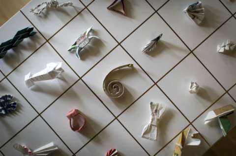 Dejar un origami en la mesa, la propina de los japoneses
