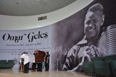Galería: el homenaje al fallecido músico Omar Geles en Valledupar
