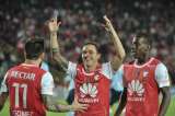 Alexis García ganó en su debut como técnico de Santa Fe