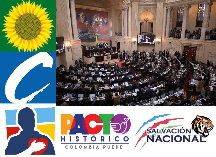 Estos son los partidos que cuentan con personería jurídica.