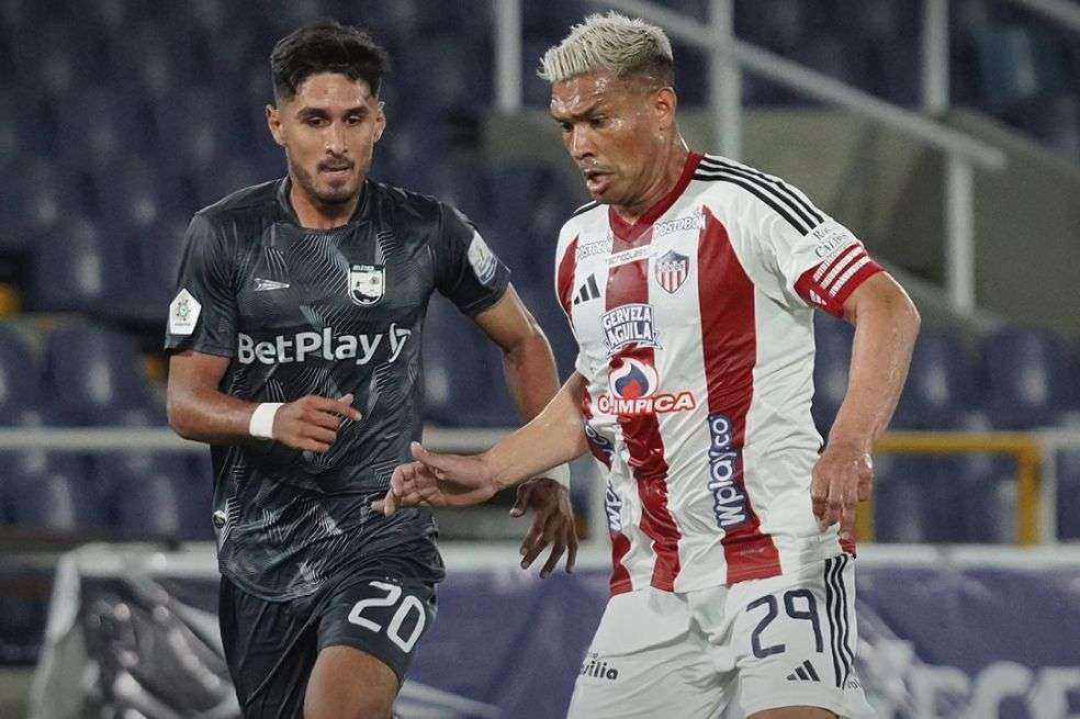 Teófilo Gutiérrez, de Junior, durante la serie contra Atlético de Cali.