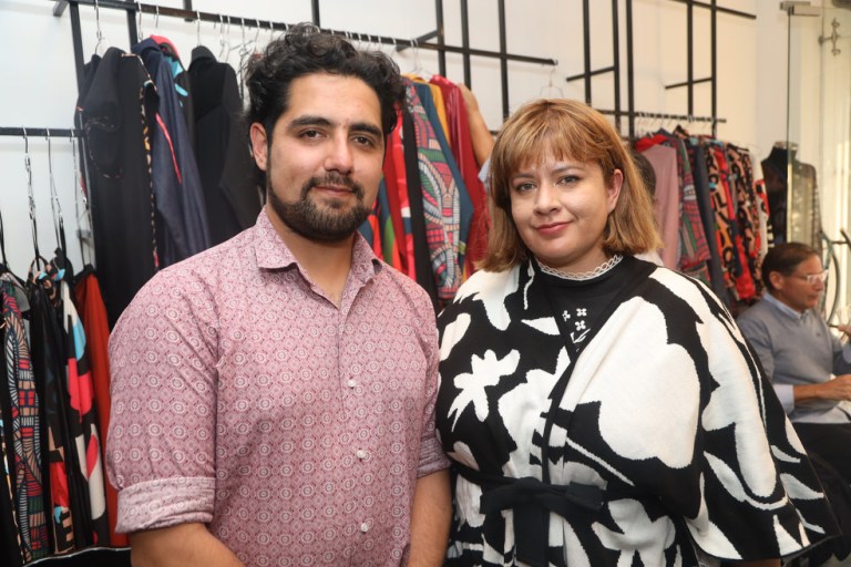 Mateo Perea y Luz Lancheros.