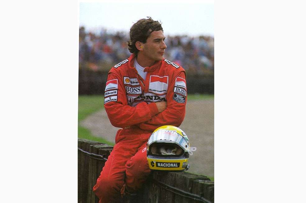 Ayrton Senna, una leyenda del deporte.
