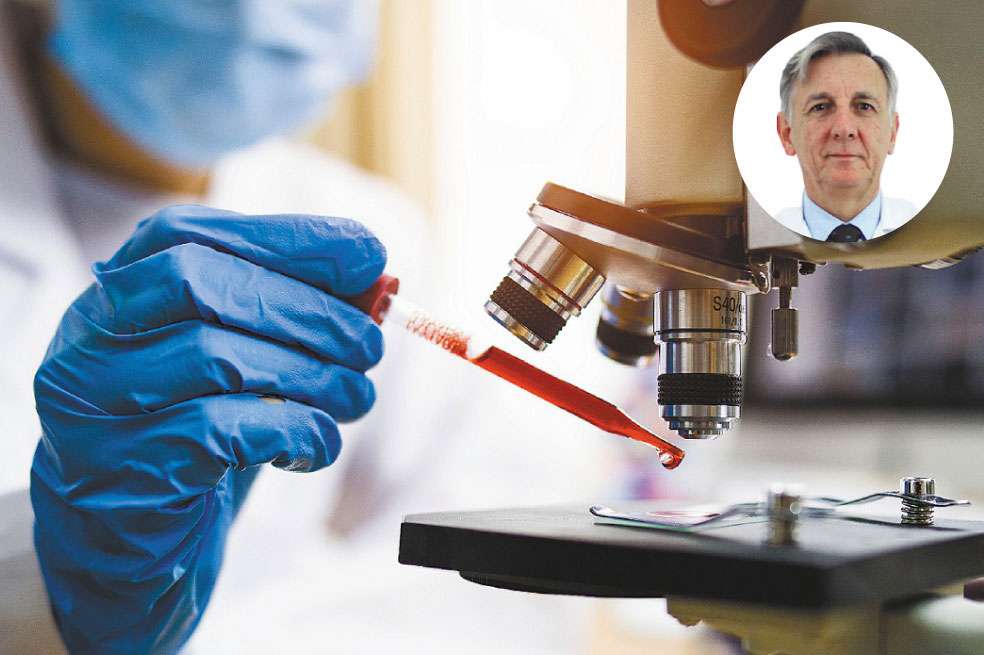 Según el Ministerio de Salud, en Colombia, desde 1985 hasta diciembre de 2018, se habían reportado 147.941 casos de infección por VIH-sida. En el recuadro el doctor Gabriel Martínez Arciniegas.