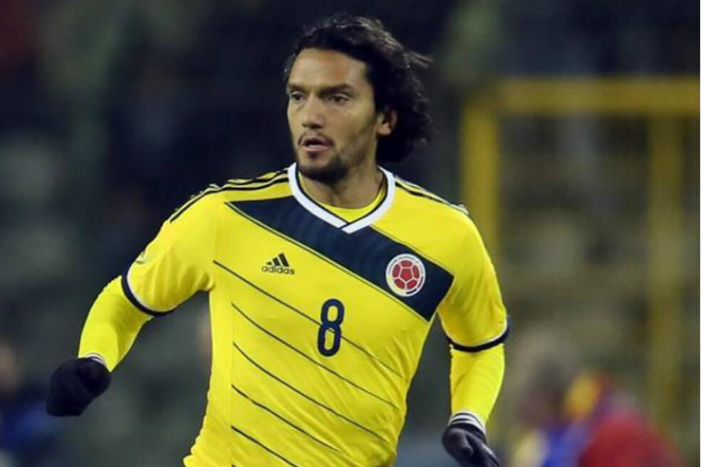 Abel Aguilar, durante uno de los partidos que disputó con la selección de Colombia. / Archivo