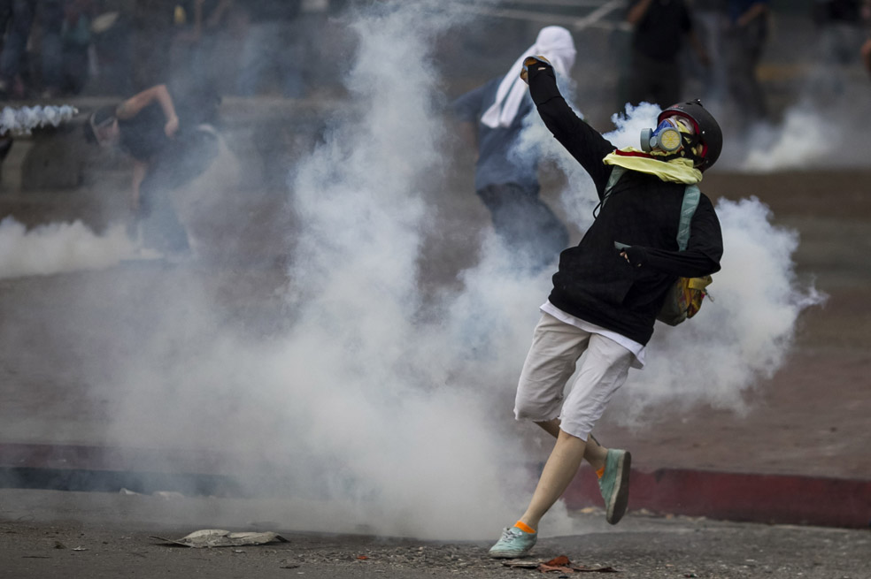 Manifestaciones en Caracas, epicentro del descontento estudiantil. / EFE