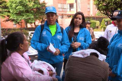 Atienden a más de 80 personas en nuevo operativo contra la mendicidad infantil en Bogotá