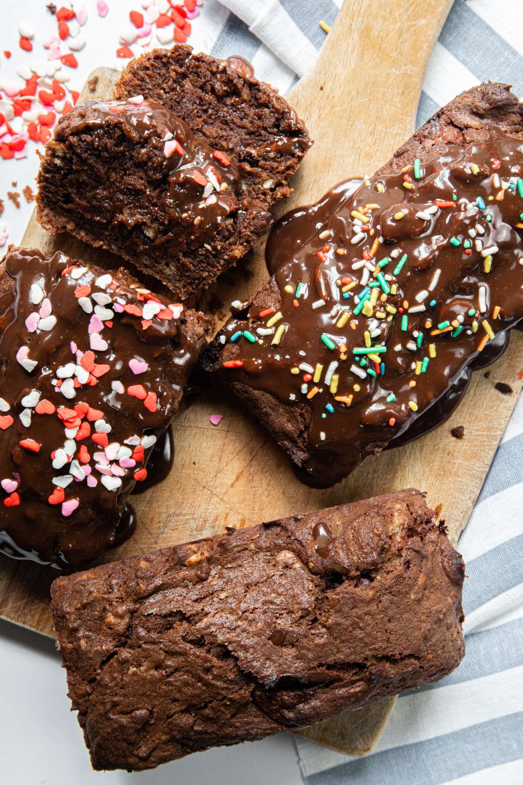 Brownie con ganache de chocolate