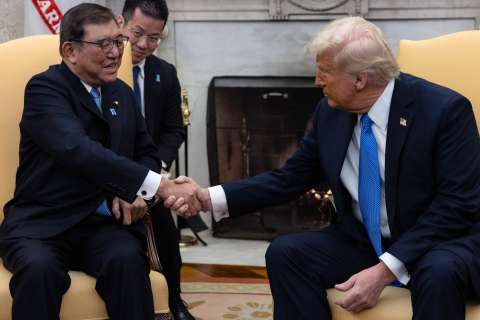 Torre de Tokio: Trump adulado 