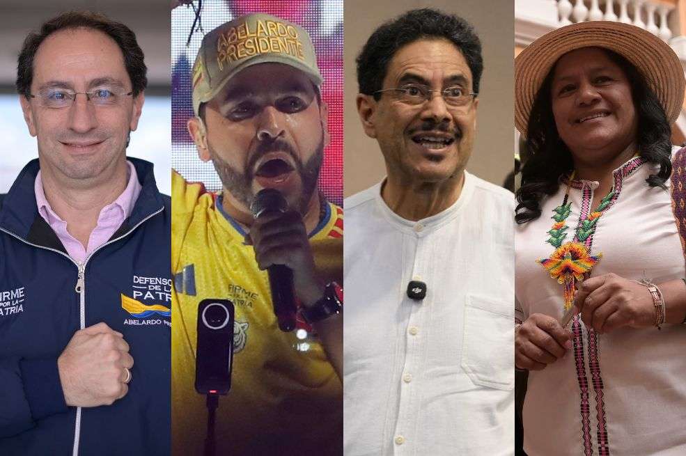 La fórmula presidencial de Abelardo de la Espriella y José Manuel Restrepo busca llegar a la Casa de Nariño sobre la llave Iván Cepeda y Aida Quilcué.