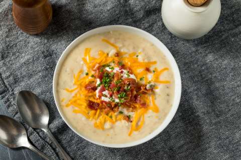 Receta: sopa de brócoli y queso cheddar